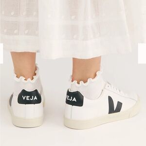 Veja Women's Sneakers in White and Black